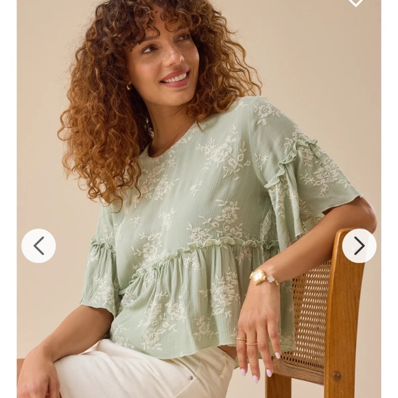 Wanda Ruffle Babydoll Top - Picture 4 of 4